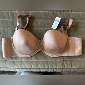 SOMA Tan vanishing strapless Bra NWT